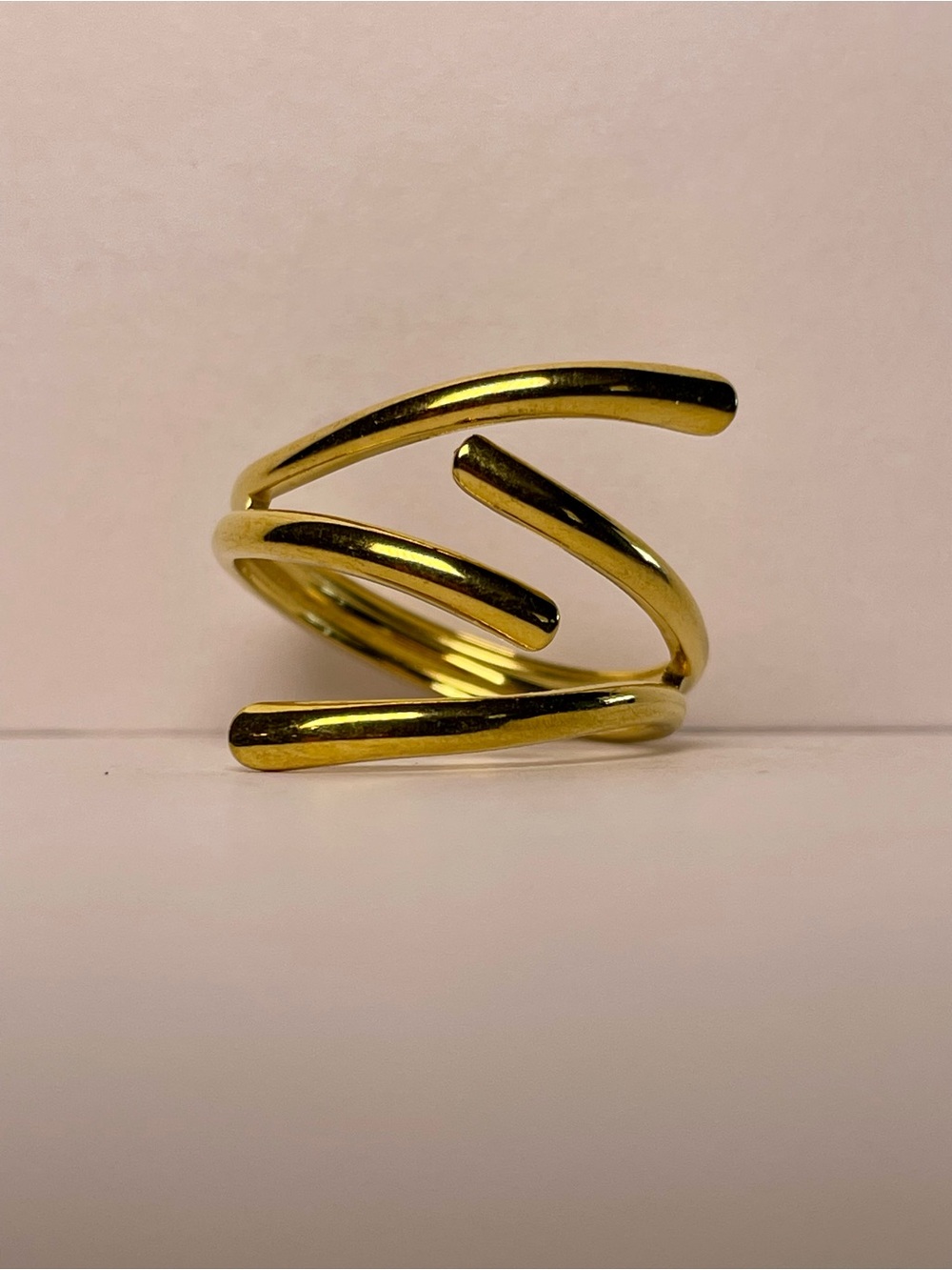 Gold Spiral Ring